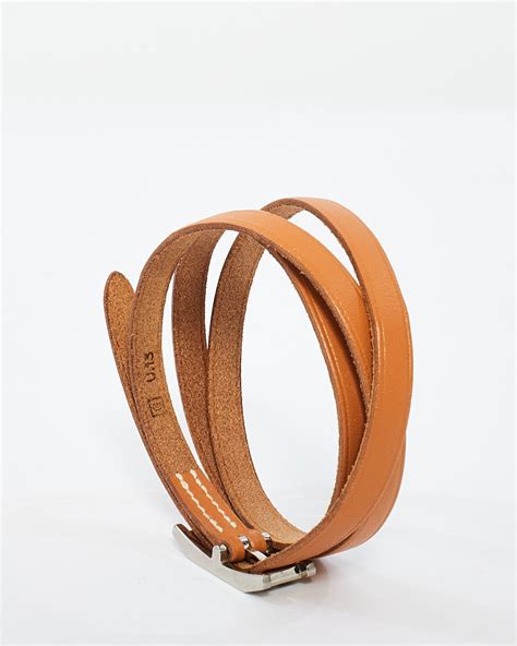 Leather Behapi Triple Tour Wrap Bracelet 